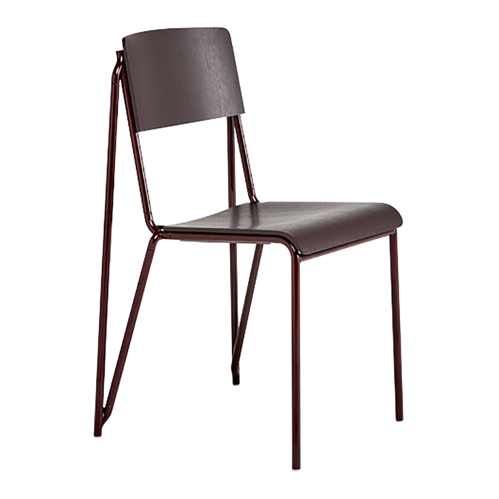 HAY Petit Eetkamerstoel - Donker Bordeauxrood