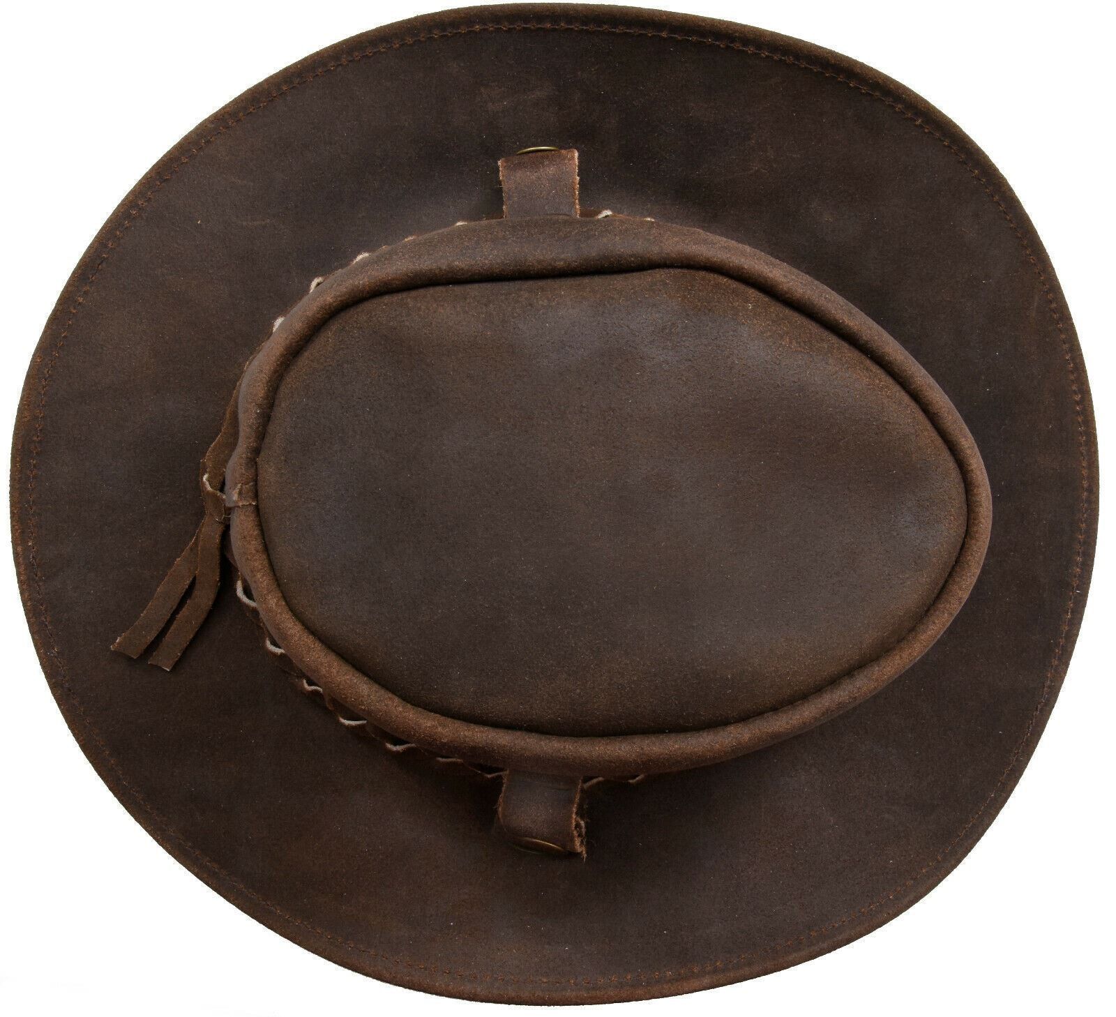 Infinity Leather Cowboy Outback Real Vintage Leather Aussie Bush Hat