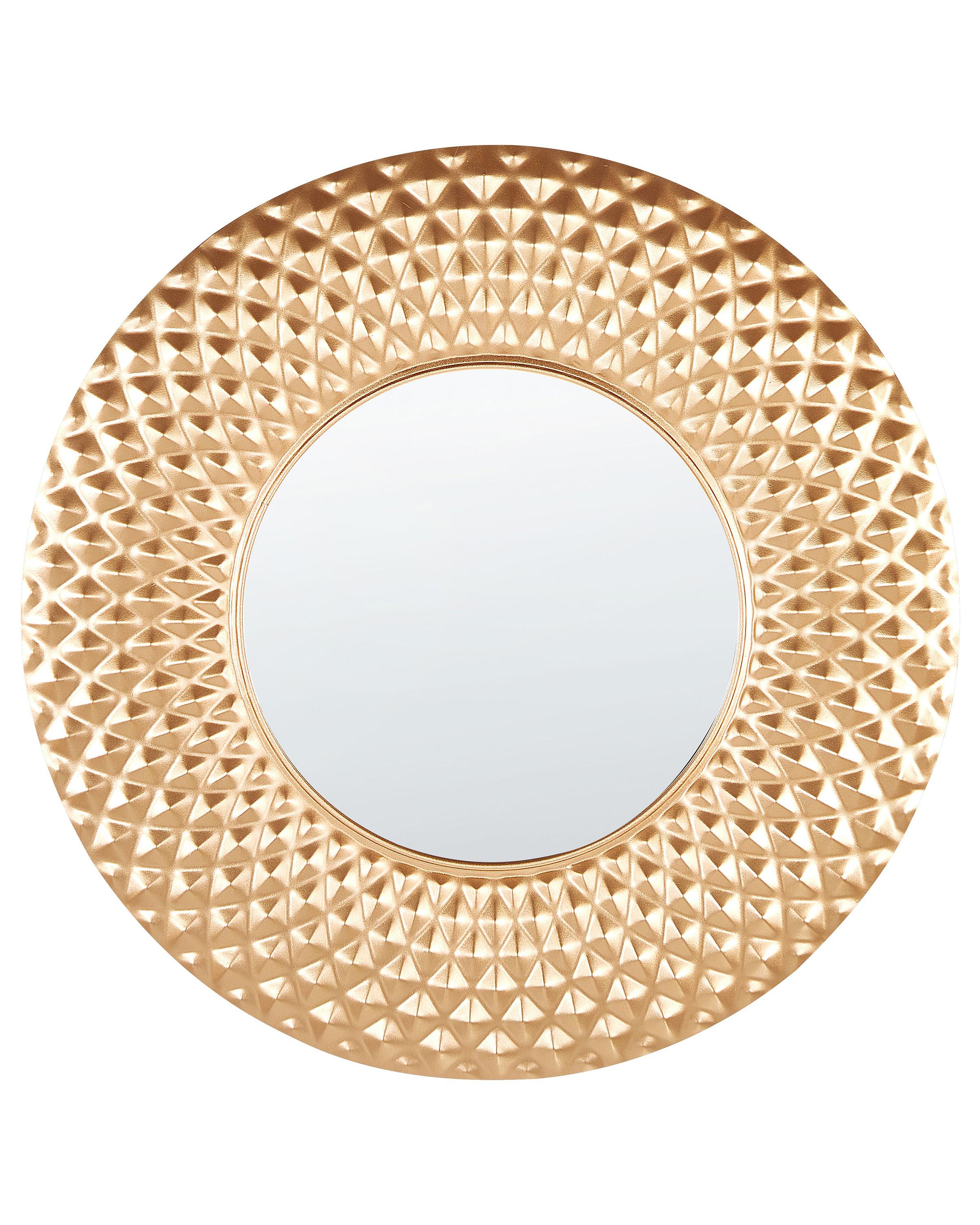 Wall Mirror COMBE 60 cm 60 cm Metal Gold
