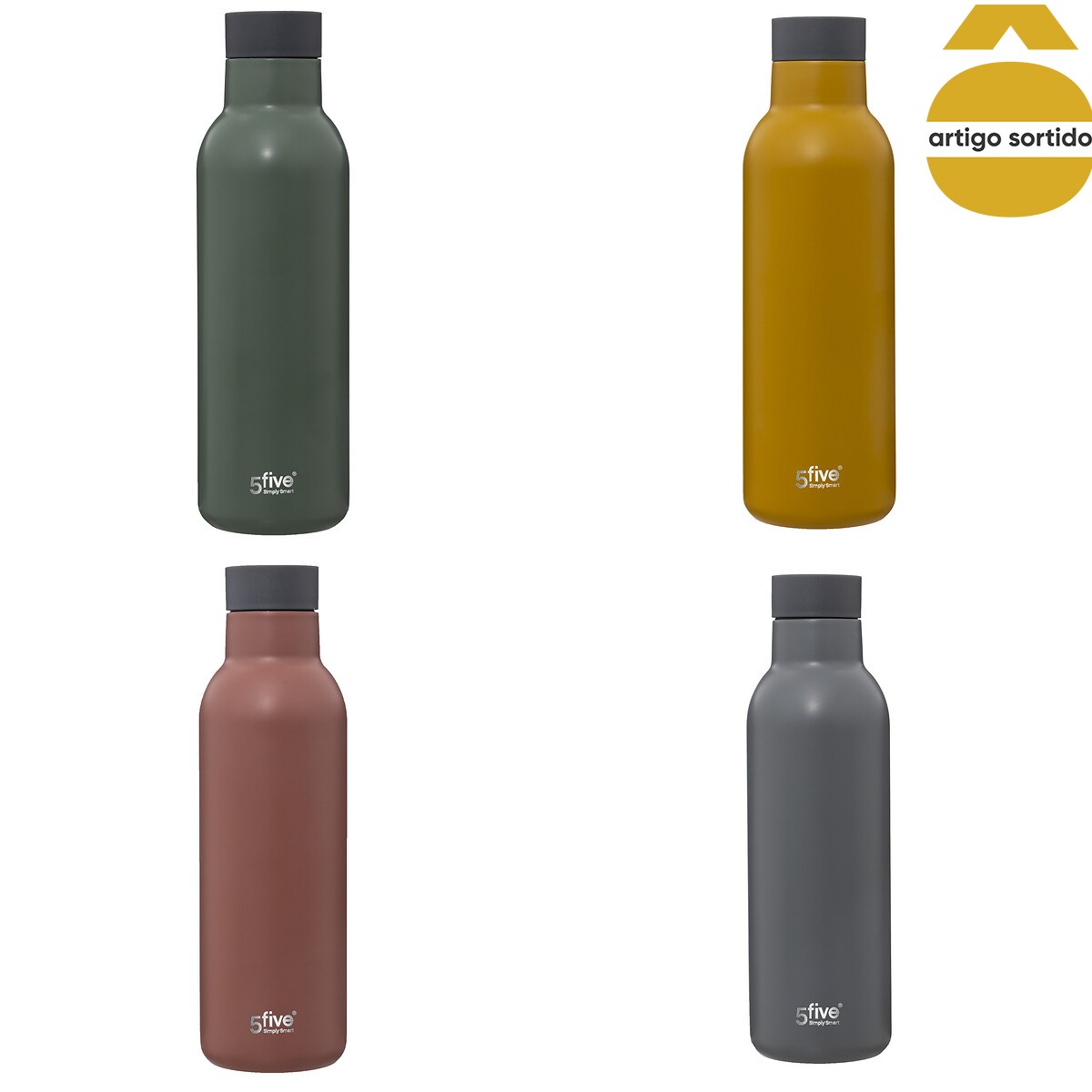 Garrafa térmica em inox 0,45l