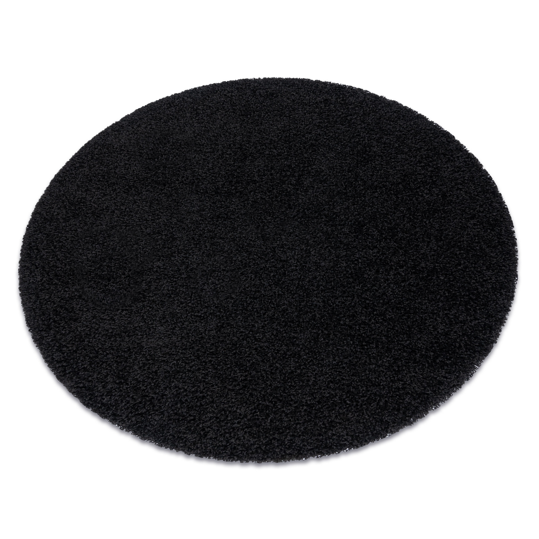 Dywan SOFFI shaggy 5cm czarny koło 80 cm