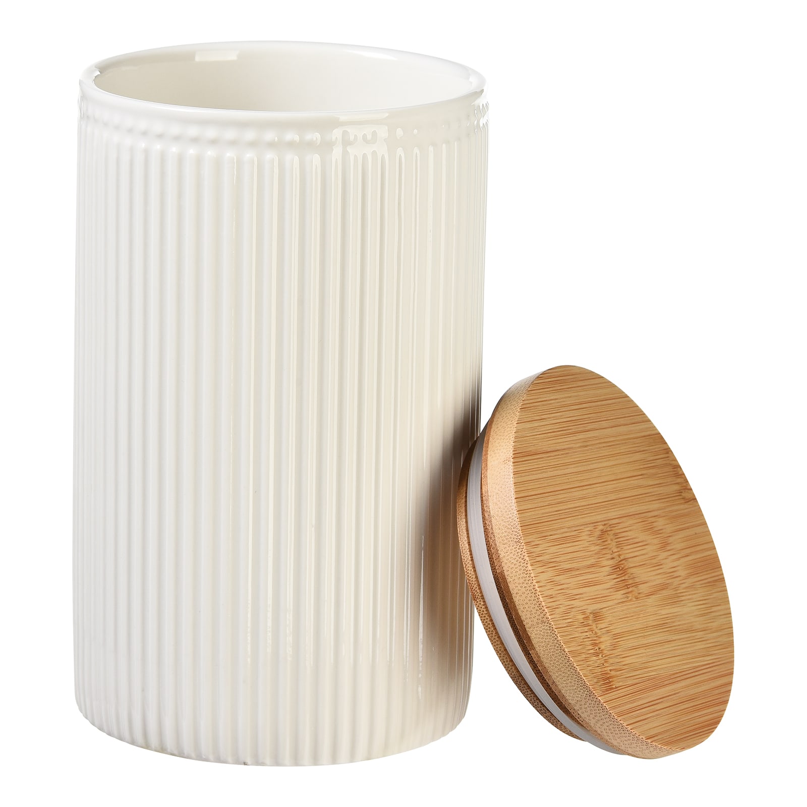 Vorratsdose Relief Creme, ⌀ 11 cm, H 180 mm