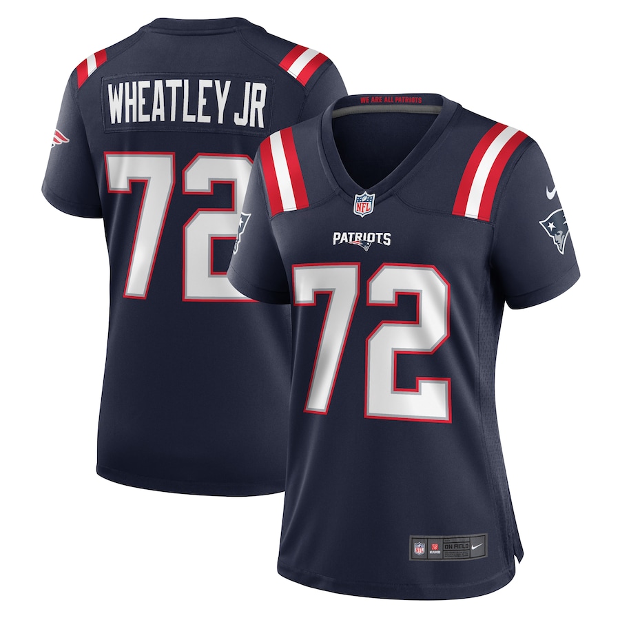 Tyrone Wheatley New England Patriots Nike Women's Team Game Jersey -  Navy