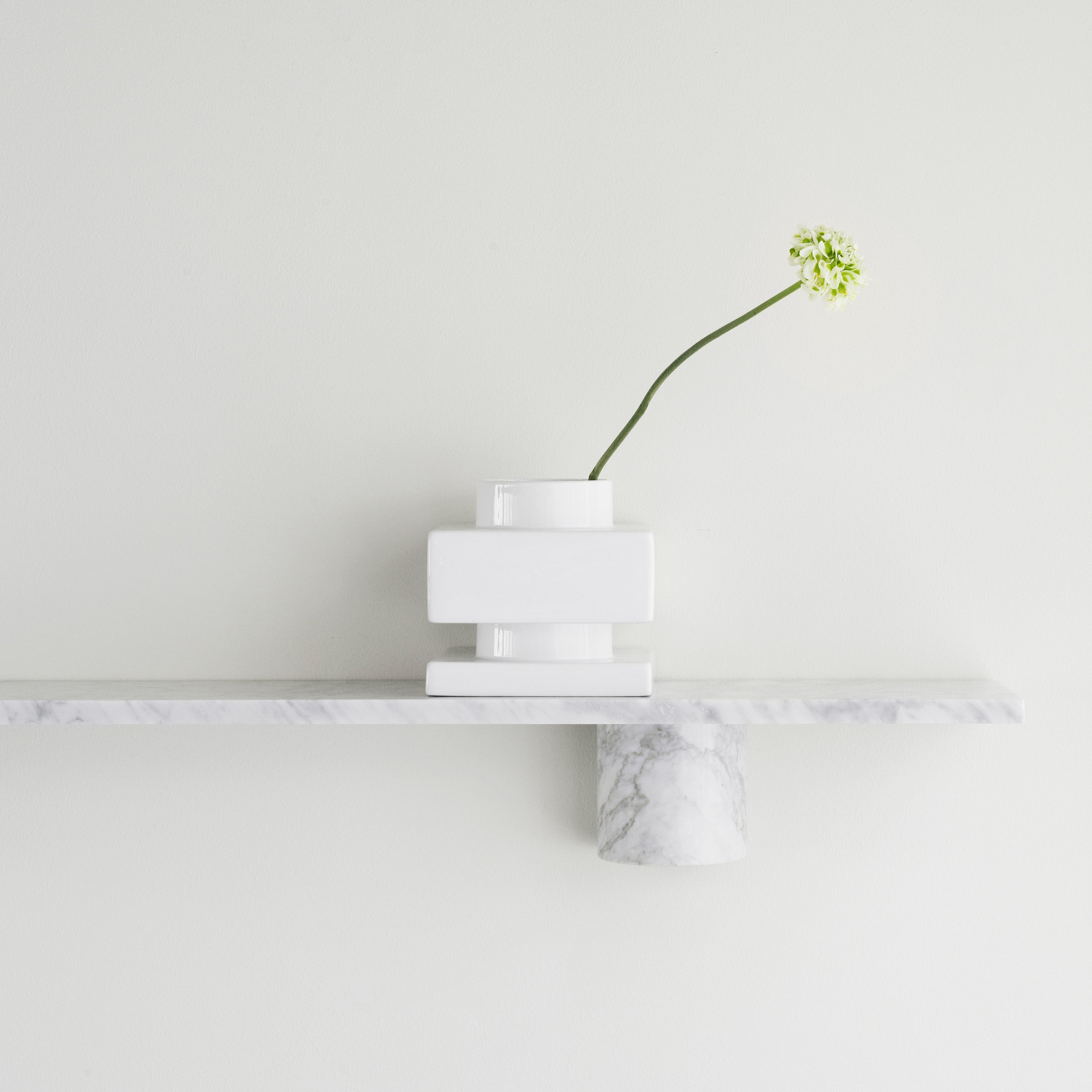 Normann Copenhagen Sten Wandplank B 120 cm - Marmer / Wit