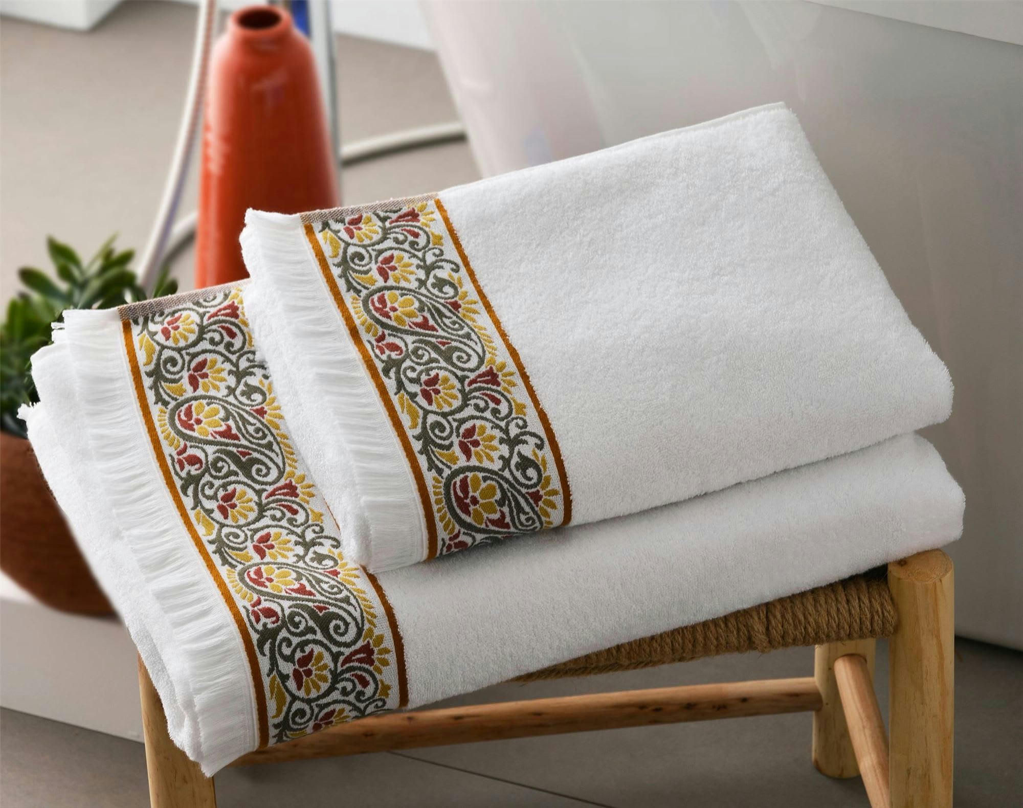 LITEAUPONGE - Serviette de toilette 50x100 blanc en lin 450 g/m²