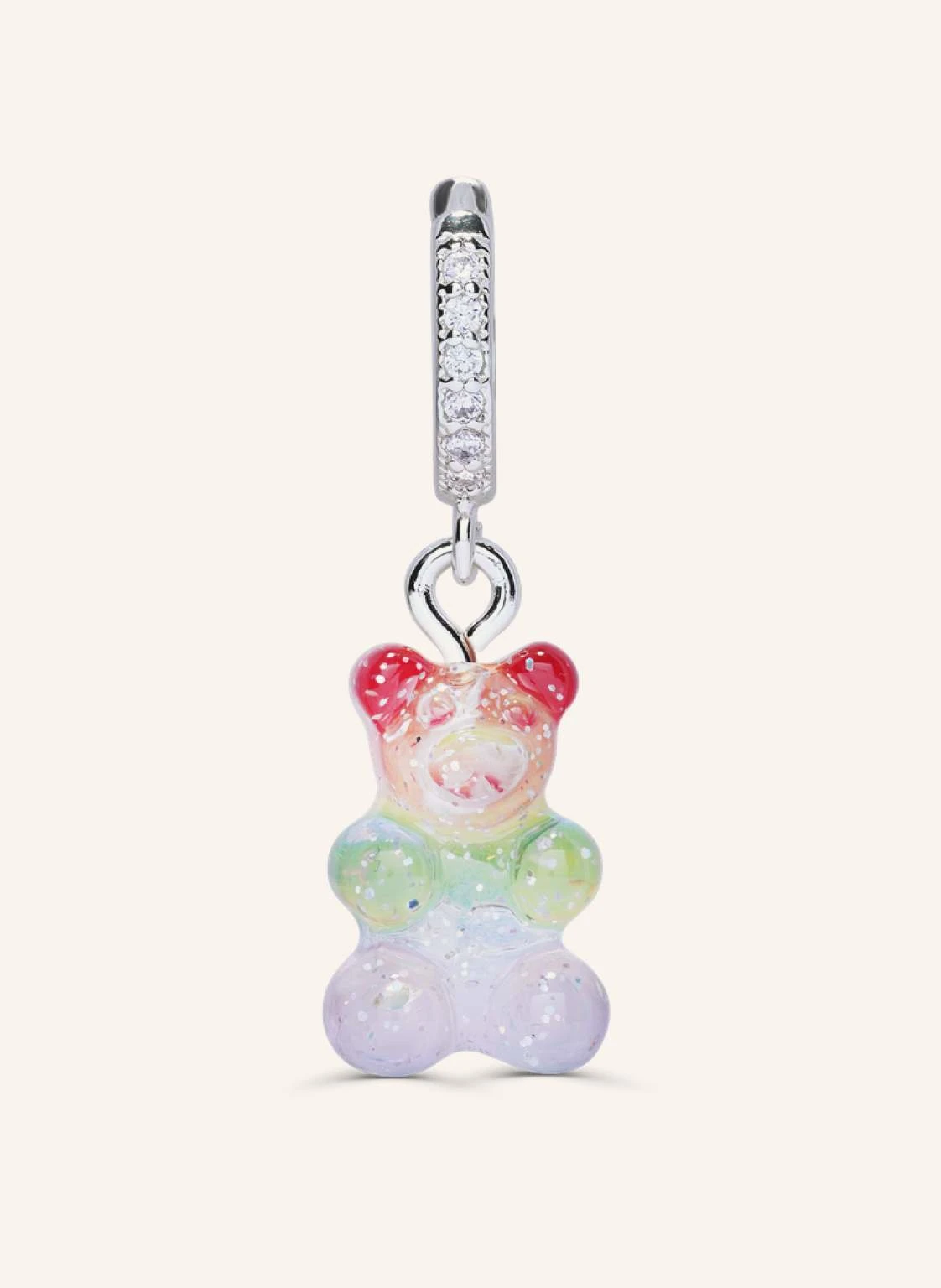 CRYSTAL HAZE Anhänger RAINBOW NOSTALGIA BEAR by GLAMBOU