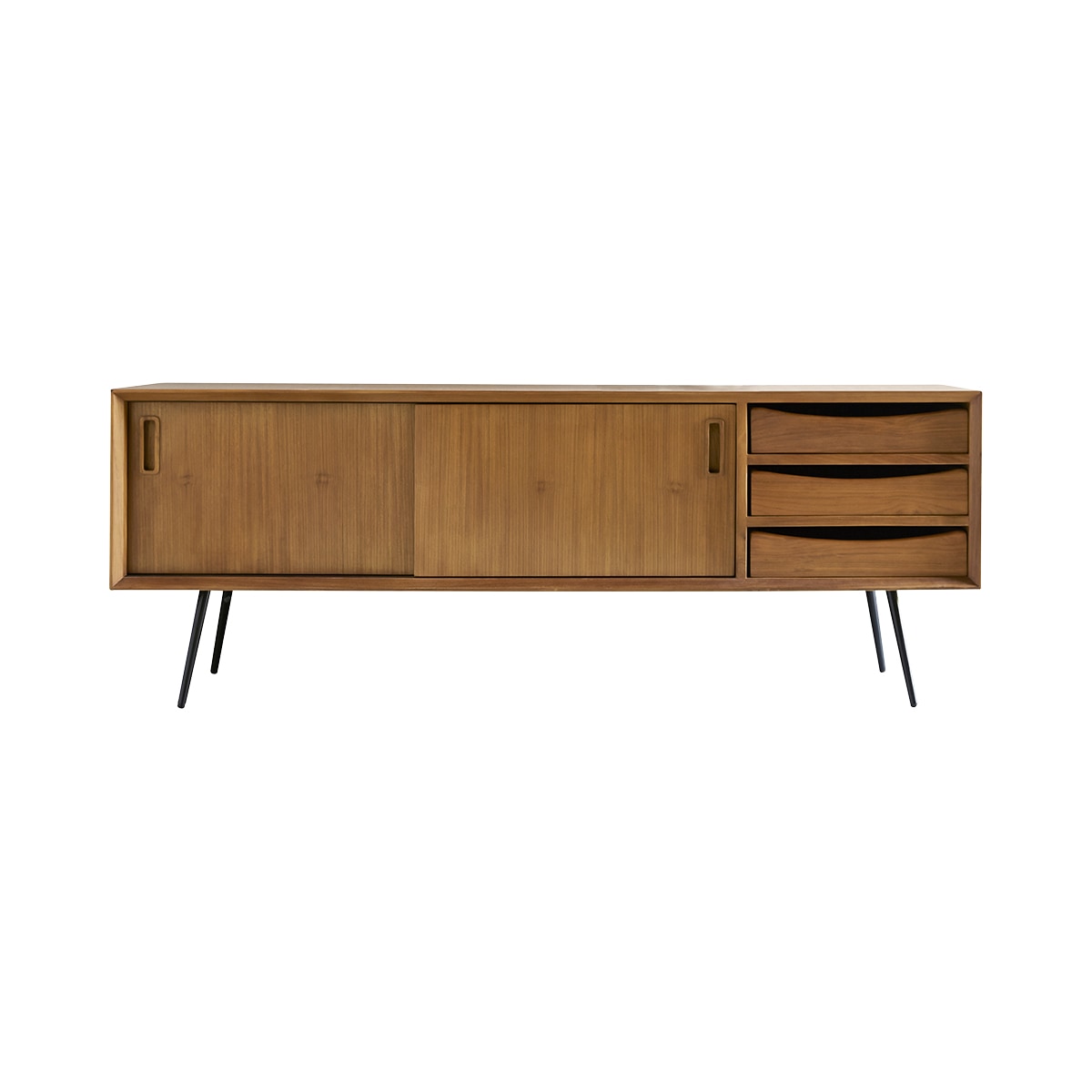 Tikamoon - Simen - Mahoniehouten tv-meubel 155 cm