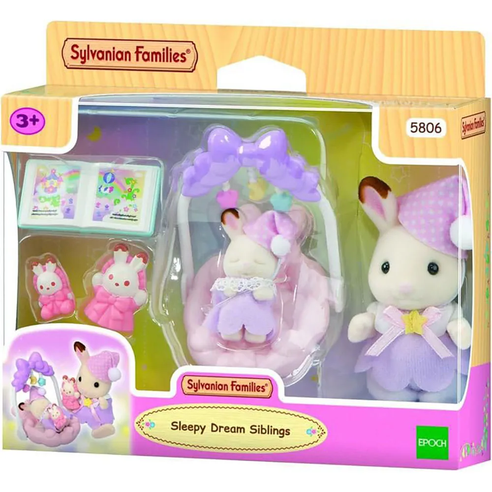 Sylvanian Families Sleepy Dream Siblings-(5806) dollhouse