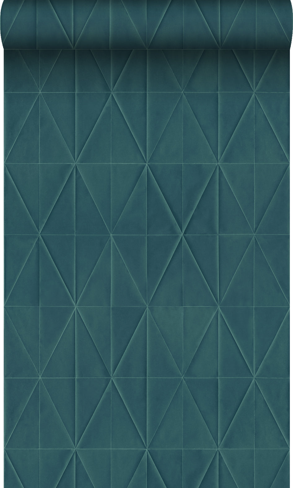 Origin Wallcoverings behang origami motief donkerblauw - 53 cm x 10.05 m - 347860