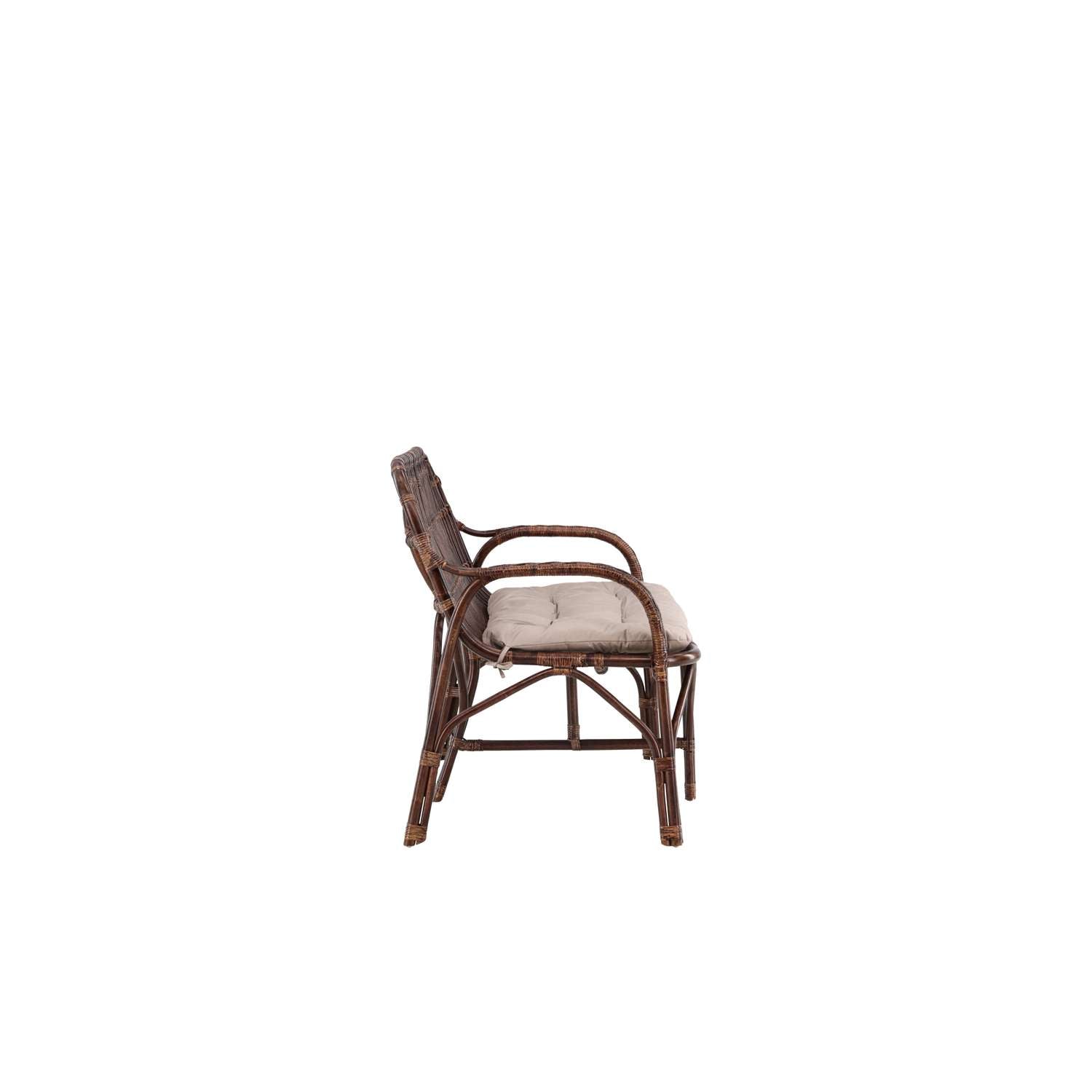 Venture Home Nella 2-zitsbank 62 x 93 x 129 - Donker Walnoot