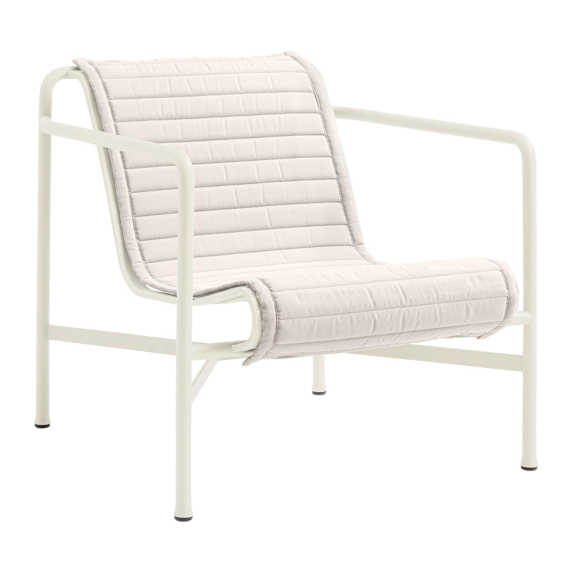 HAY Palissade Quilted Kussen voor Lounge Chair Low - Crème Wit