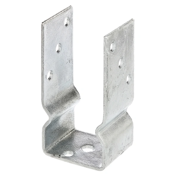 U-Pfostenträger, Rohstahl, BxL: 71 x 150 mm