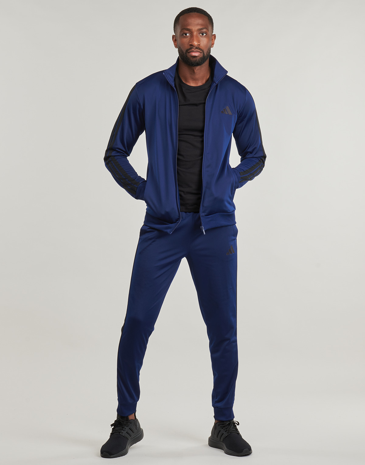 adidas - Basic 3-Stripes Tricot Track Suit - Marine