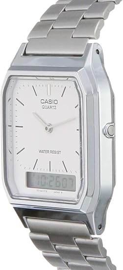 Casio - Mens Watch - AQ230A7D, Silver, Core