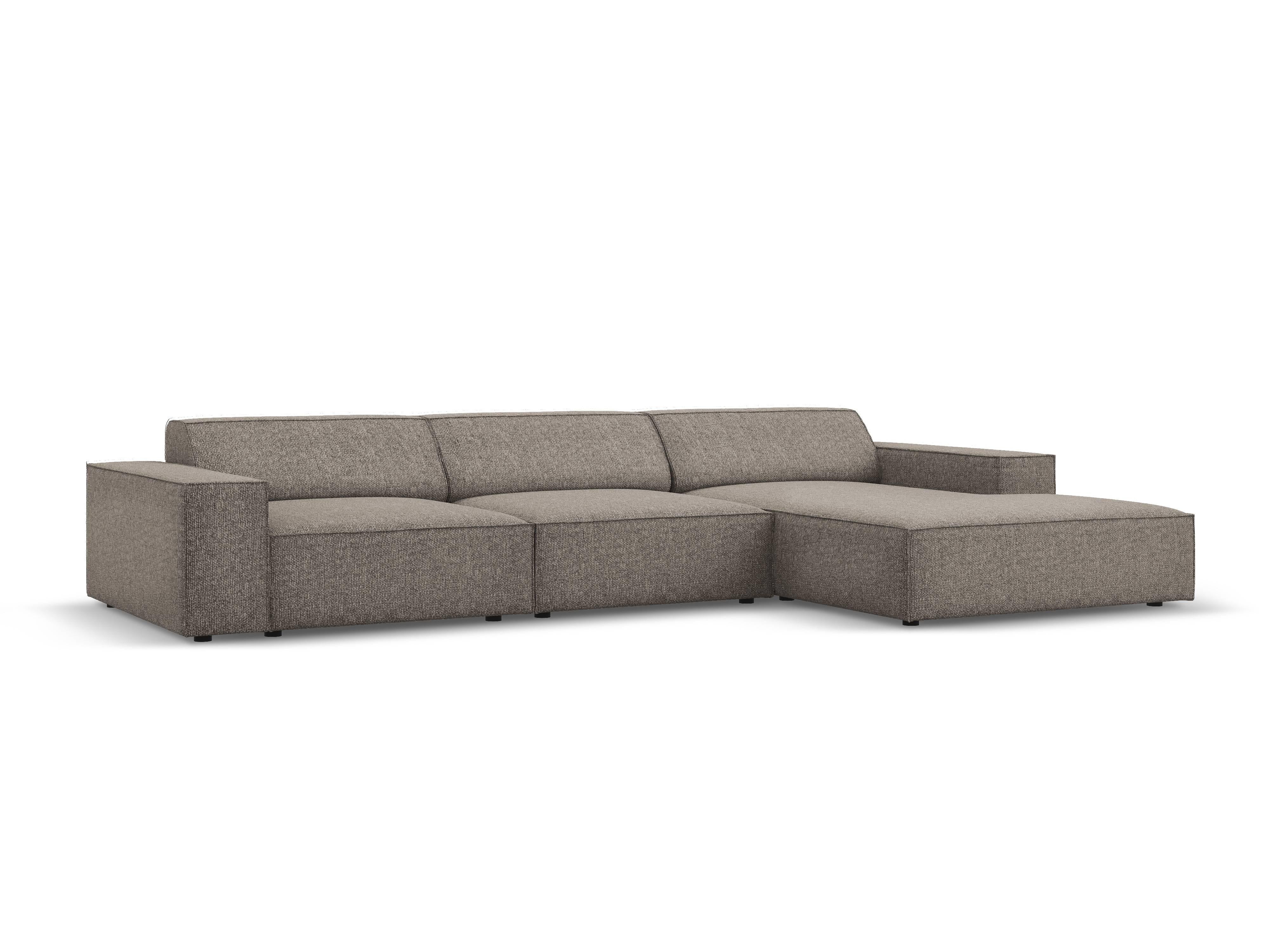 4-zitshoekbank Jodie rechts chenille