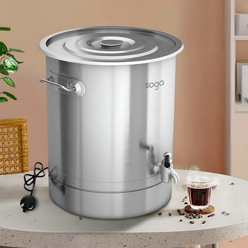 SOGA 21L Stainless Steel URN Commercial Water Boiler 2200W