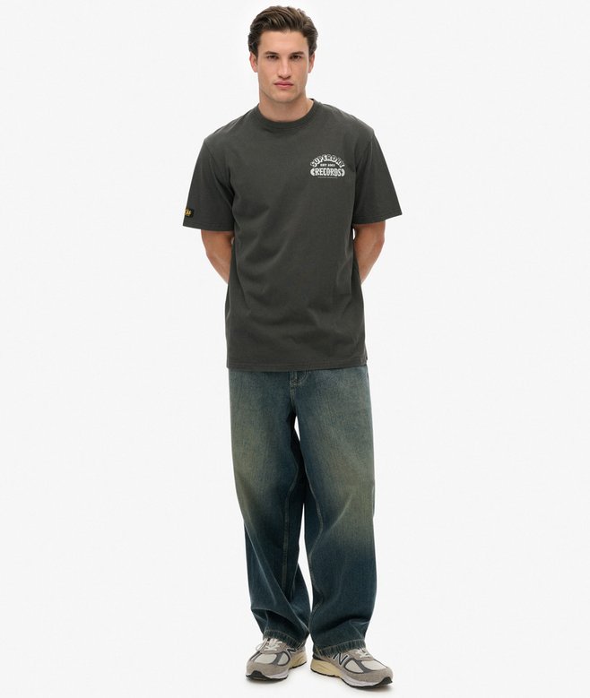 Record Label Oversized T-Shirt
