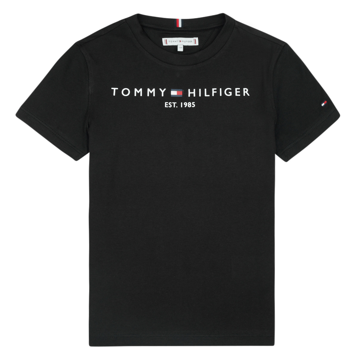 Tommy Hilfiger - ESSENTIAL TEE S/S - Black