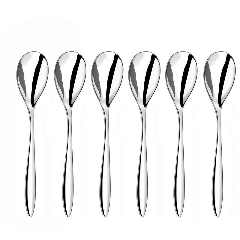 EPSILON - Cuillère à café en Acier Inoxydable - Lot de 6