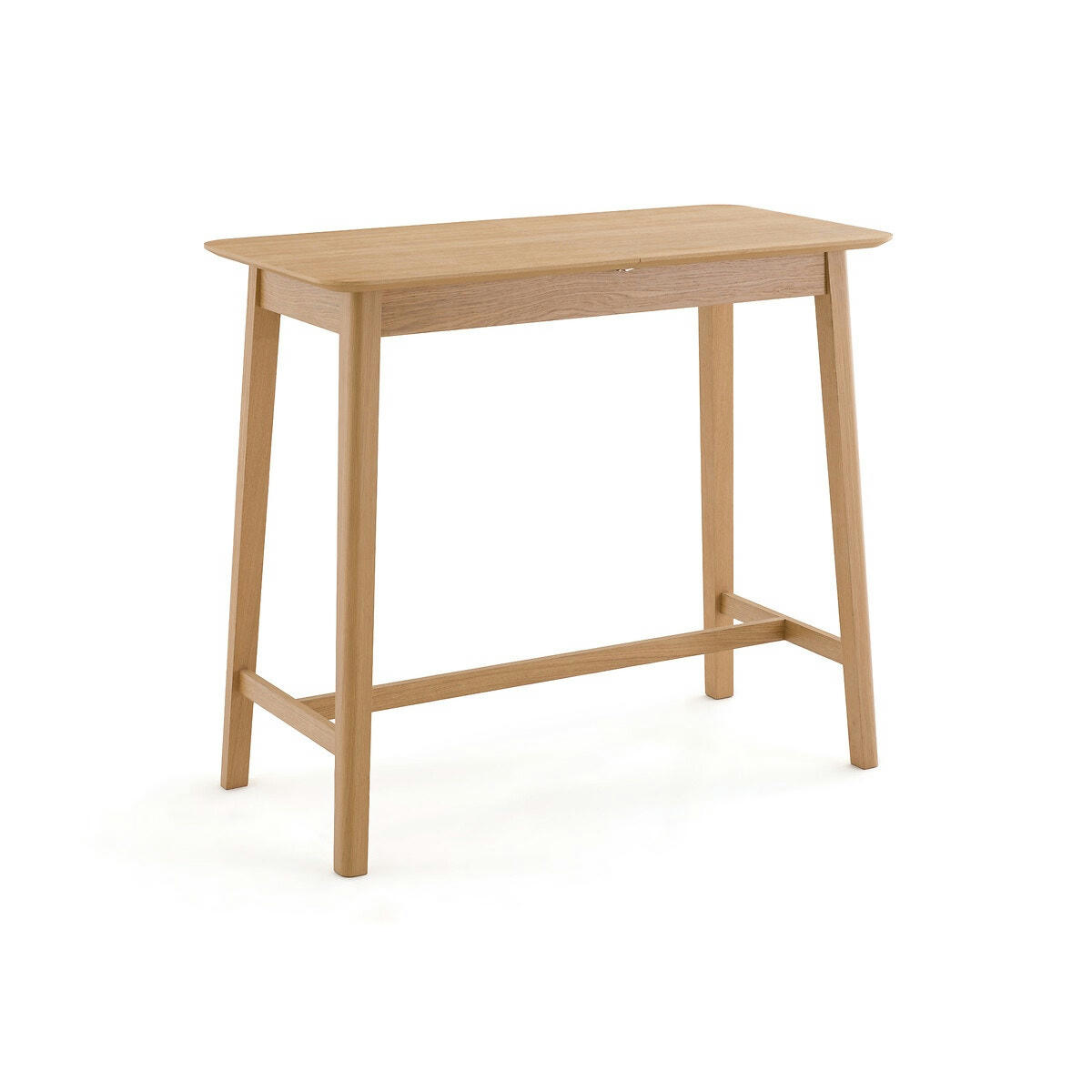 Table haute extensible plaqué chêne, Lombard