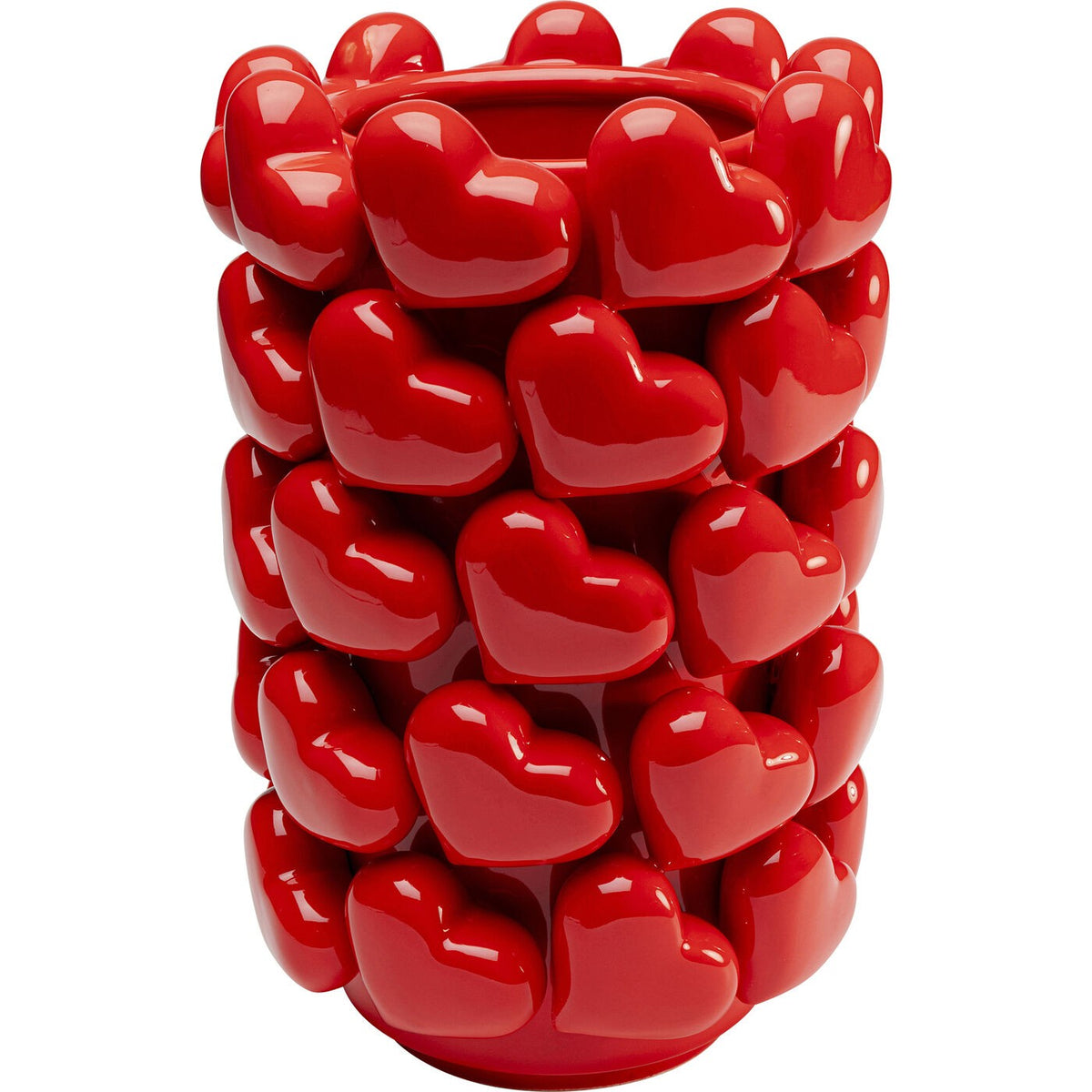 Kare Design Vaas rood harts