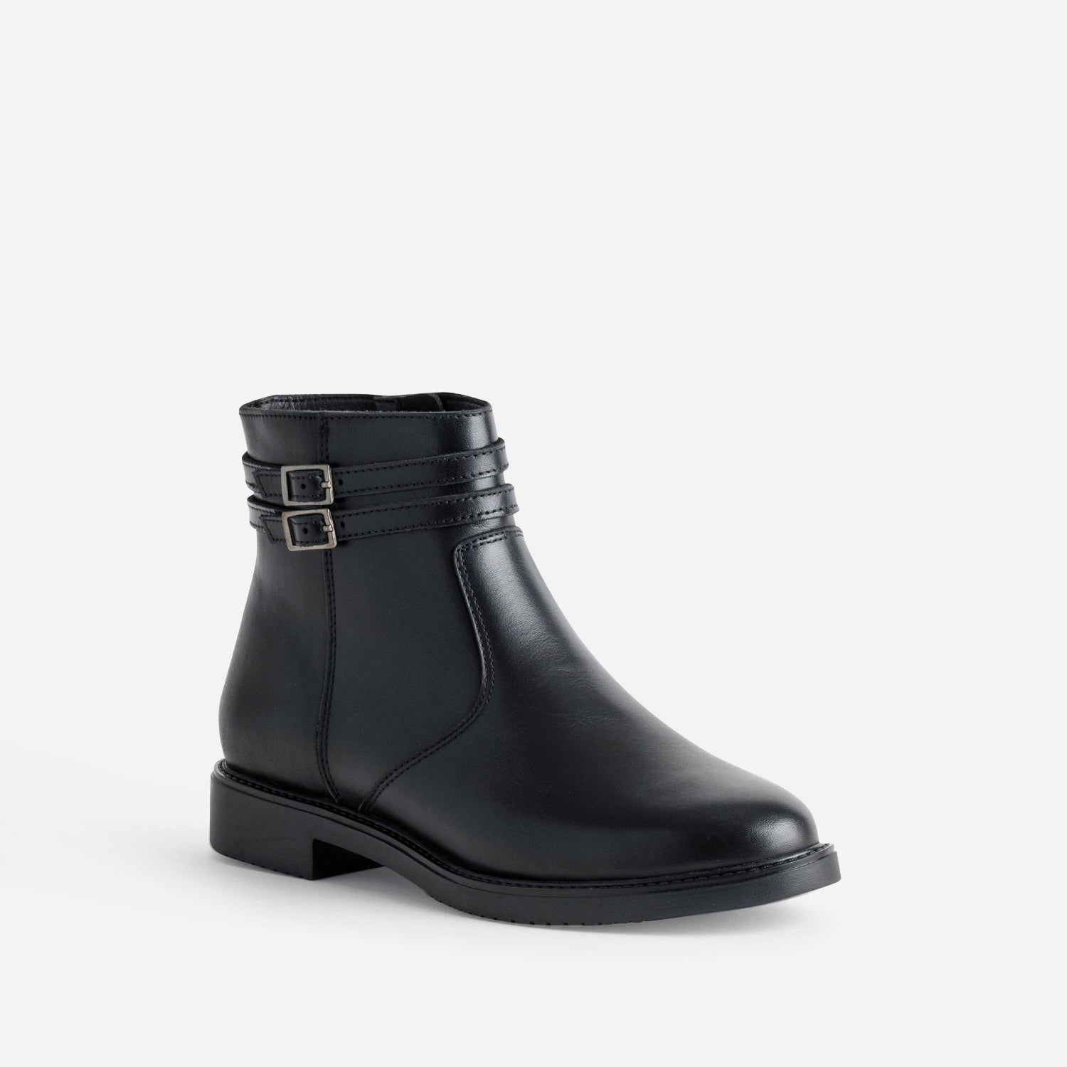 Boots jodhpur noir cuir