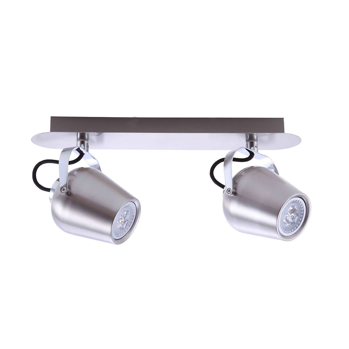 Listwa sufitowa nikiel JOSIE 2xGU10x50W wym:15x35x12cm IP20 Italux