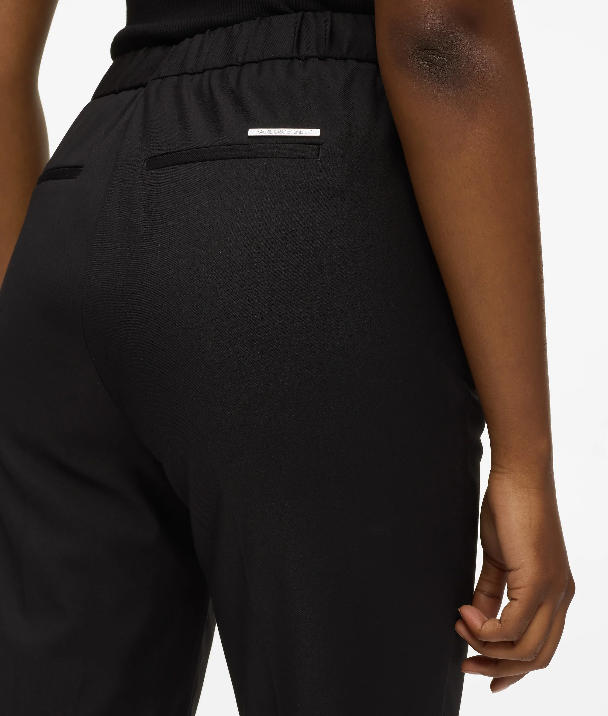 Pantalon de tailleur en laine mélangée