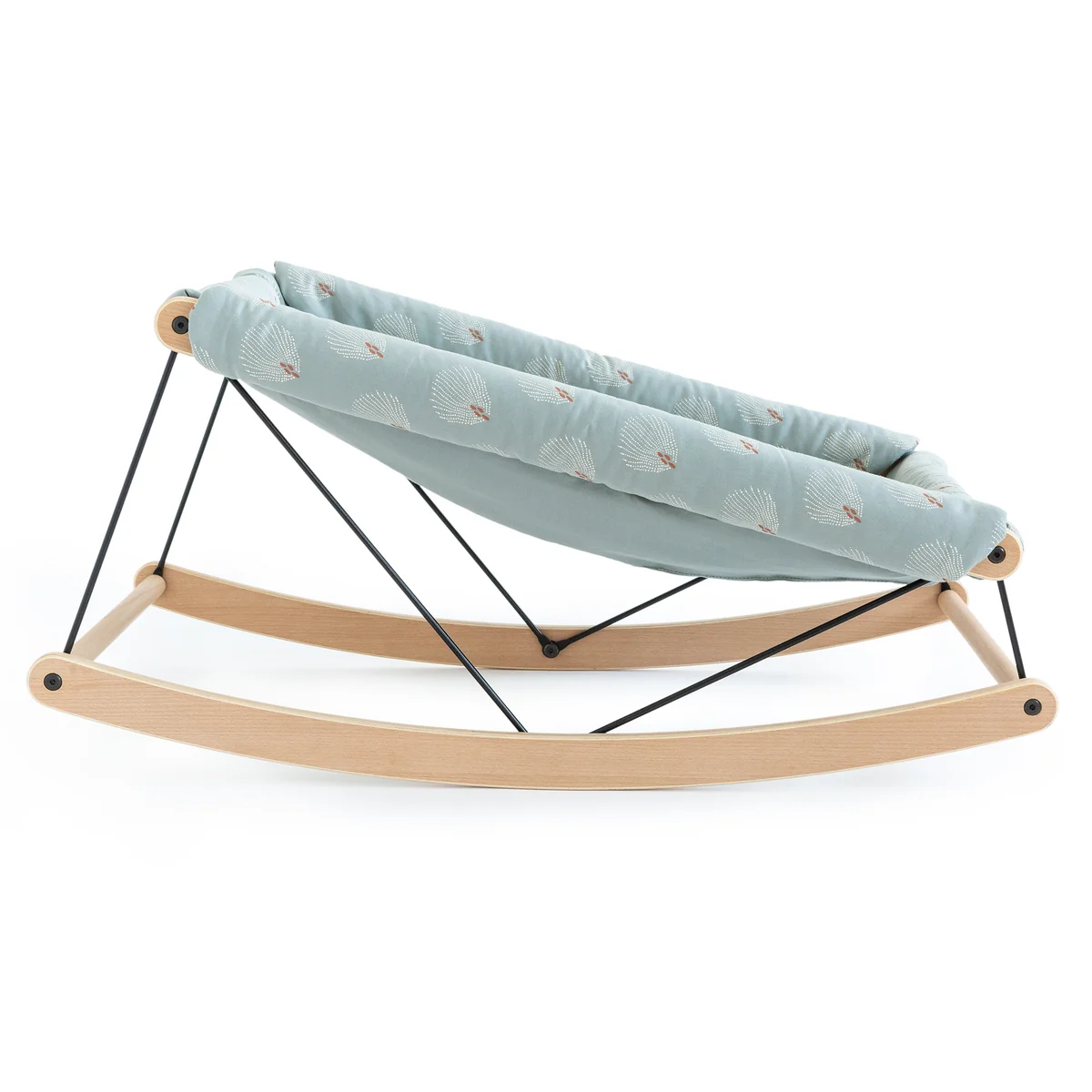 Nobodinoz - Growing Green Babywippe mit Polster