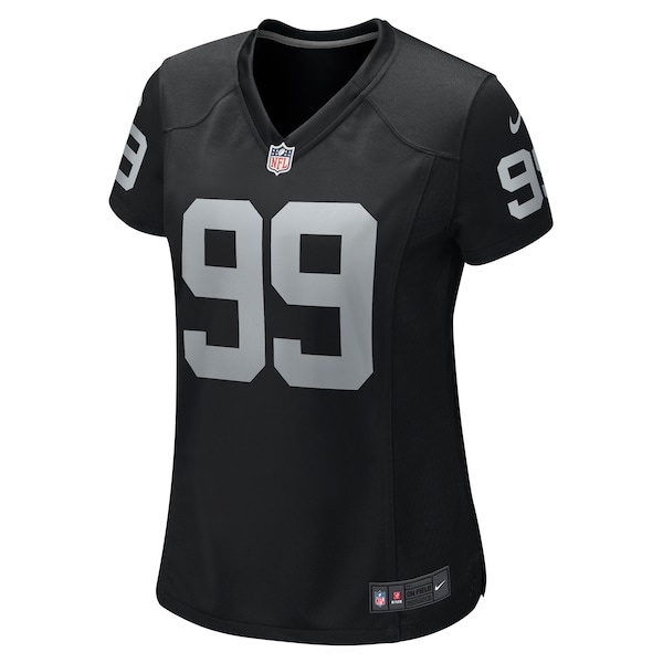 Nesta Jade Silvera Las Vegas Raiders Nike Women's Team Game Jersey -  Black