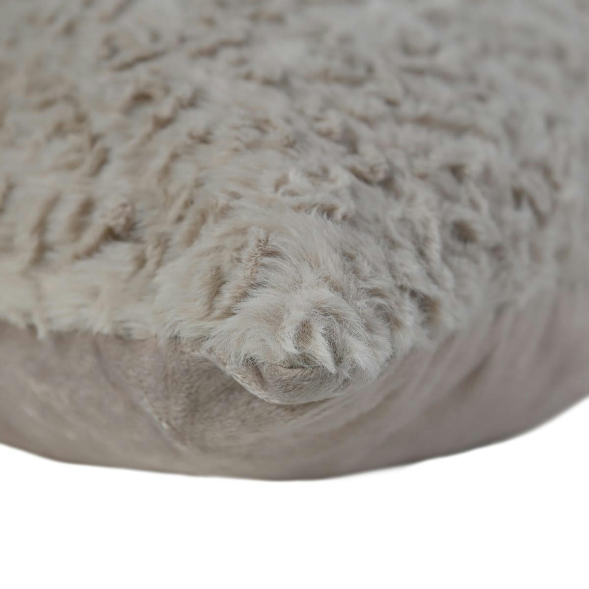 CHARME & DOUCEUR - Coussin  sable 50x50 cm