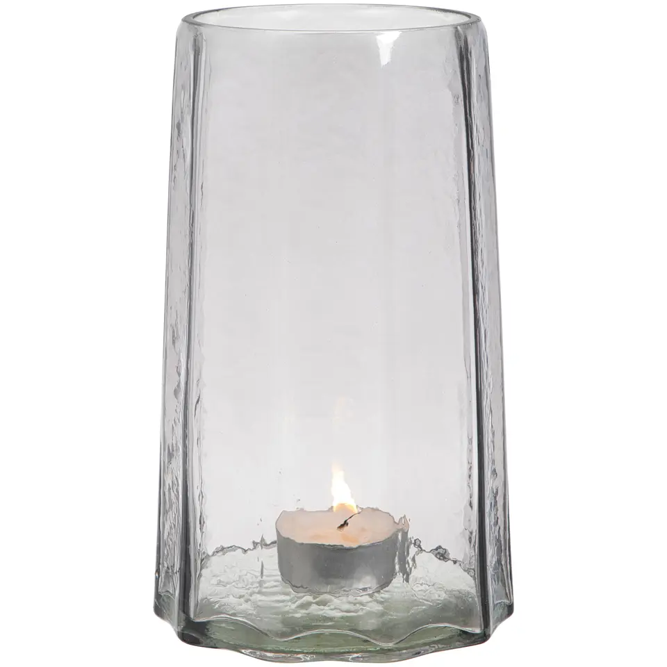 Theelichthouder Dily - zand - 25x&Oslash;15 cm