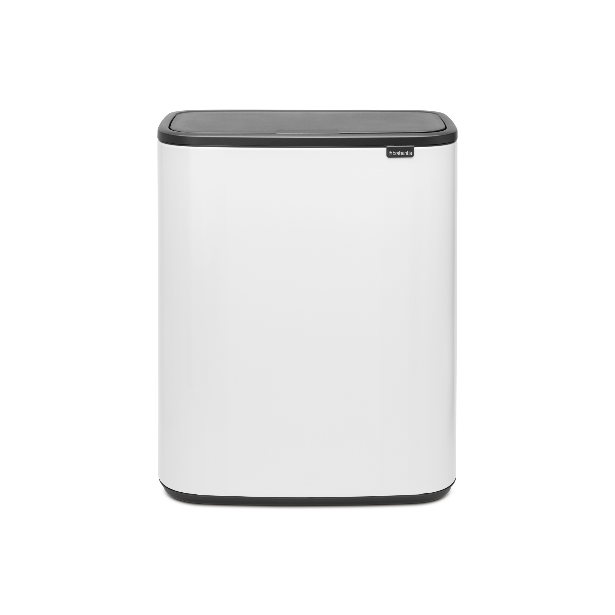 Brabantia Bo Touch Bin, met 1 binnenemmer, 60 liter - White