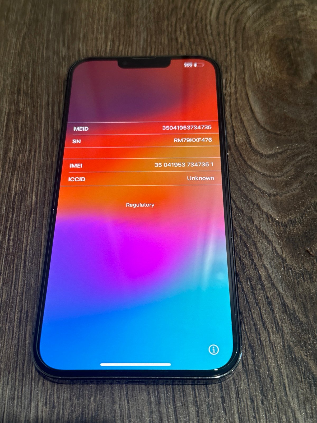 Apple iPhone 13 Pro Max 128 GB in Graphite for Unlocked