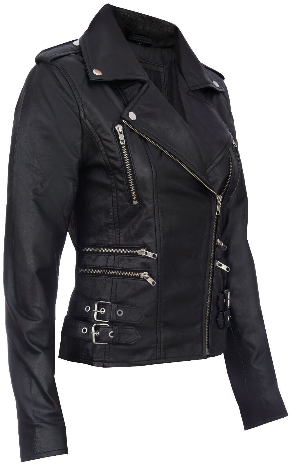 Infinity Leather Leather Vintage Brando Biker Jacket-Orlando