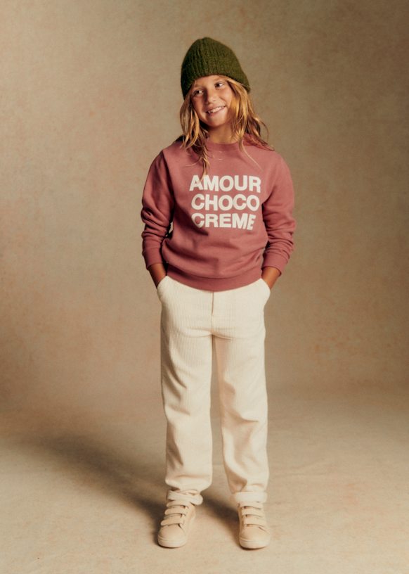 Amour Choco Crème Sweat-Shirt