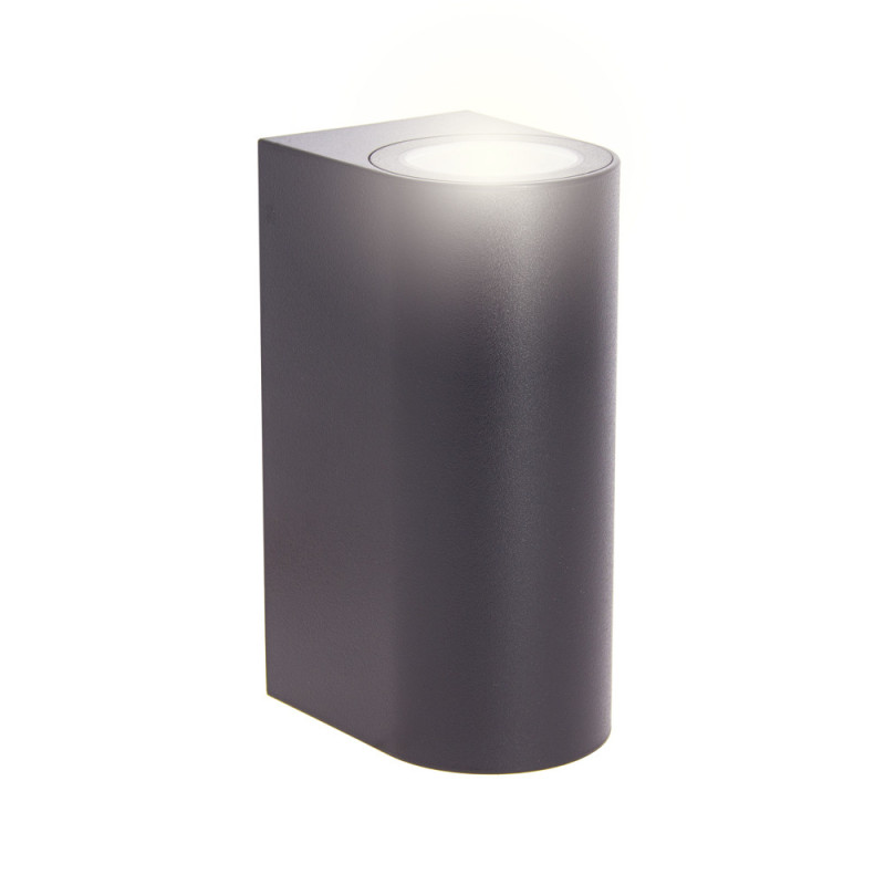 Applique extérieure noire GU10 2 x 7 W XANLITE