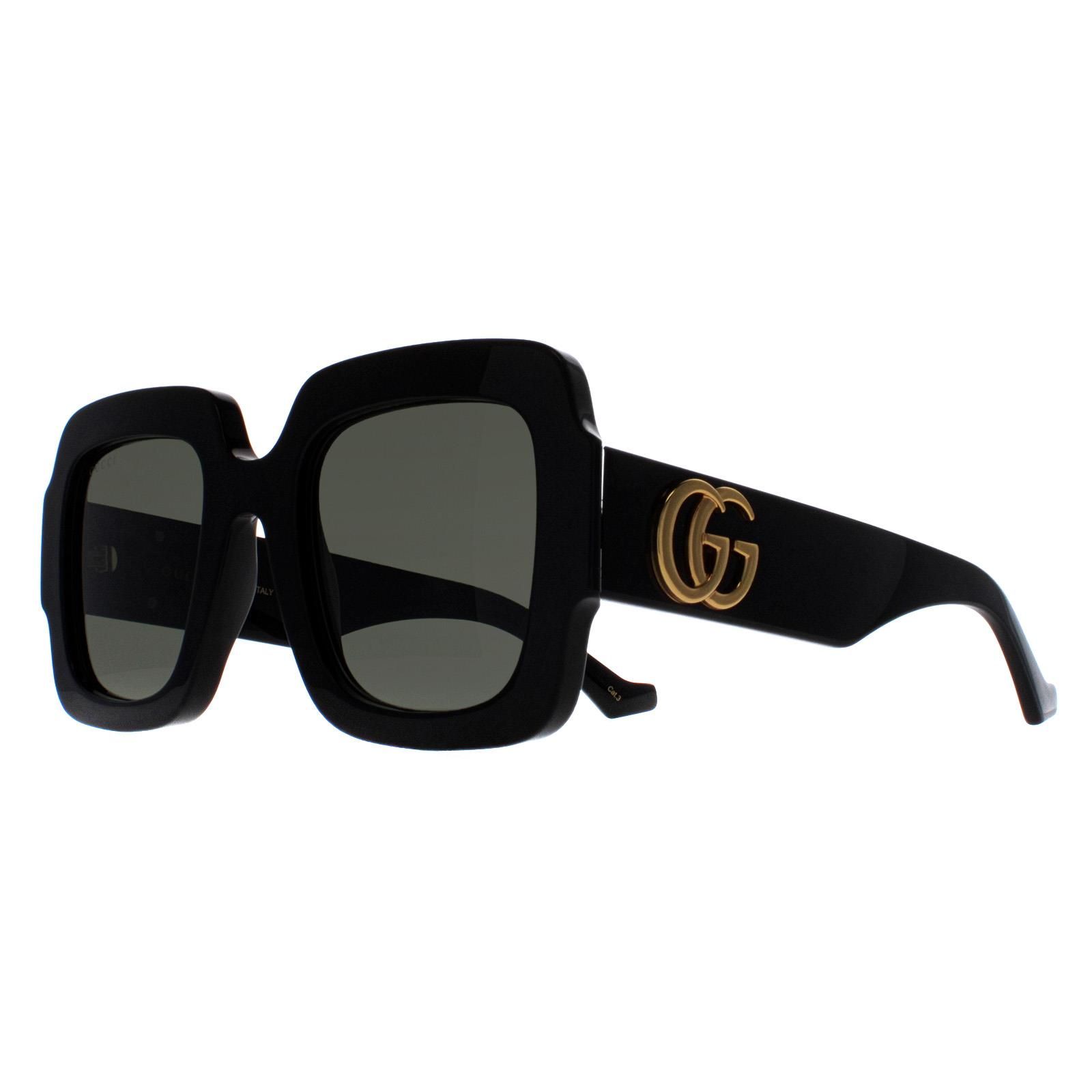 Gucci Square Black Grey GG1547S