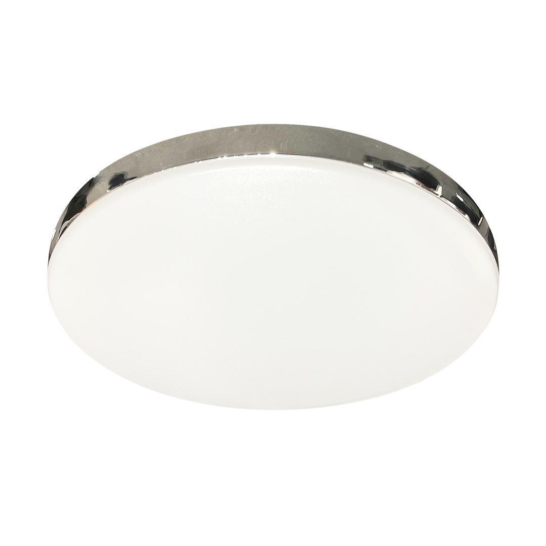 Plafon MAYAokrągły chromowany LED 1x10W 26cm 1000lm IP20 Milagro