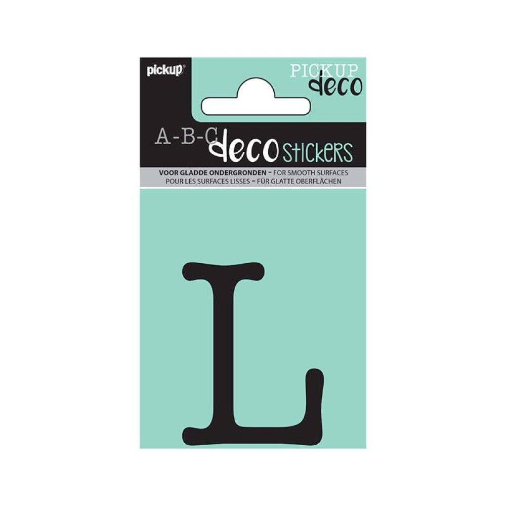 SKILT PICKUP ABC DECO MAUD 60 MM L SORT