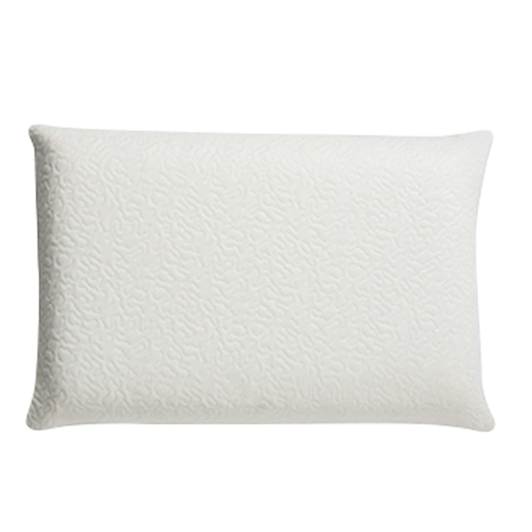 - Oreiller souple à mémoire de forme polyester blanc 40x60 cm