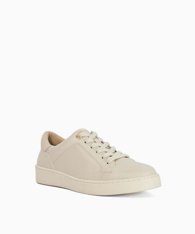 Emba Cream - Lace-Up Trainers