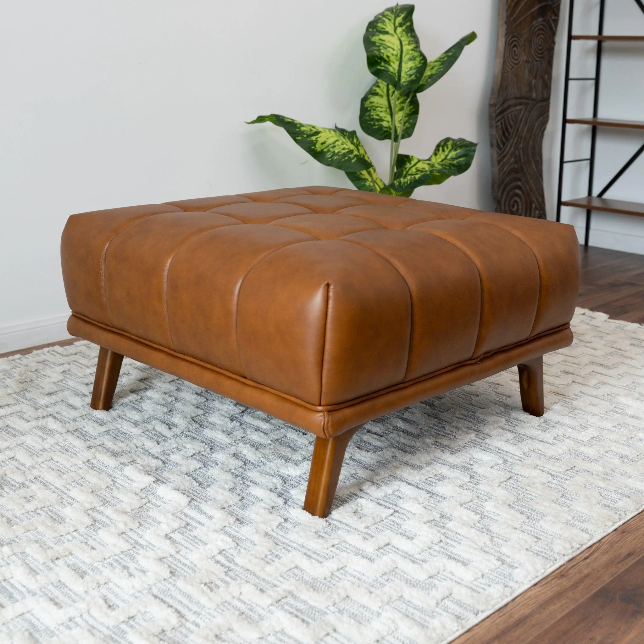 Addison Square Upholstered Ottoman Comfortable choice, multiple functions, classic design, and cozy corners