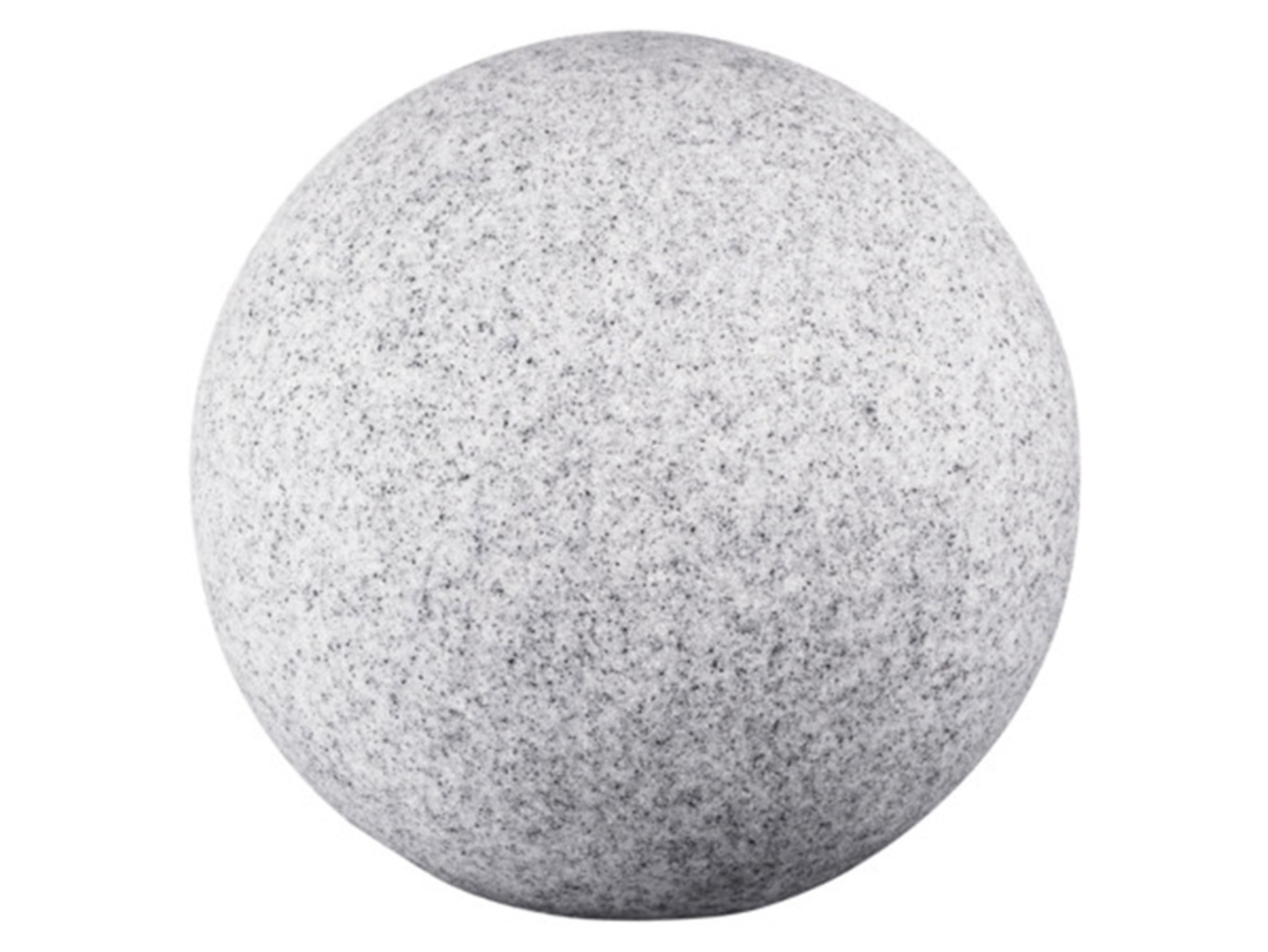 Lampa ogrodowa Kula Stono 30 cm z tworzywa sztucznego szara