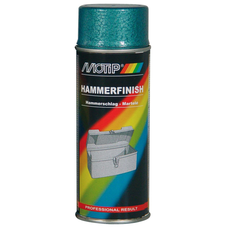 Peinture effet martelé bleu 0,4 L MOTIP