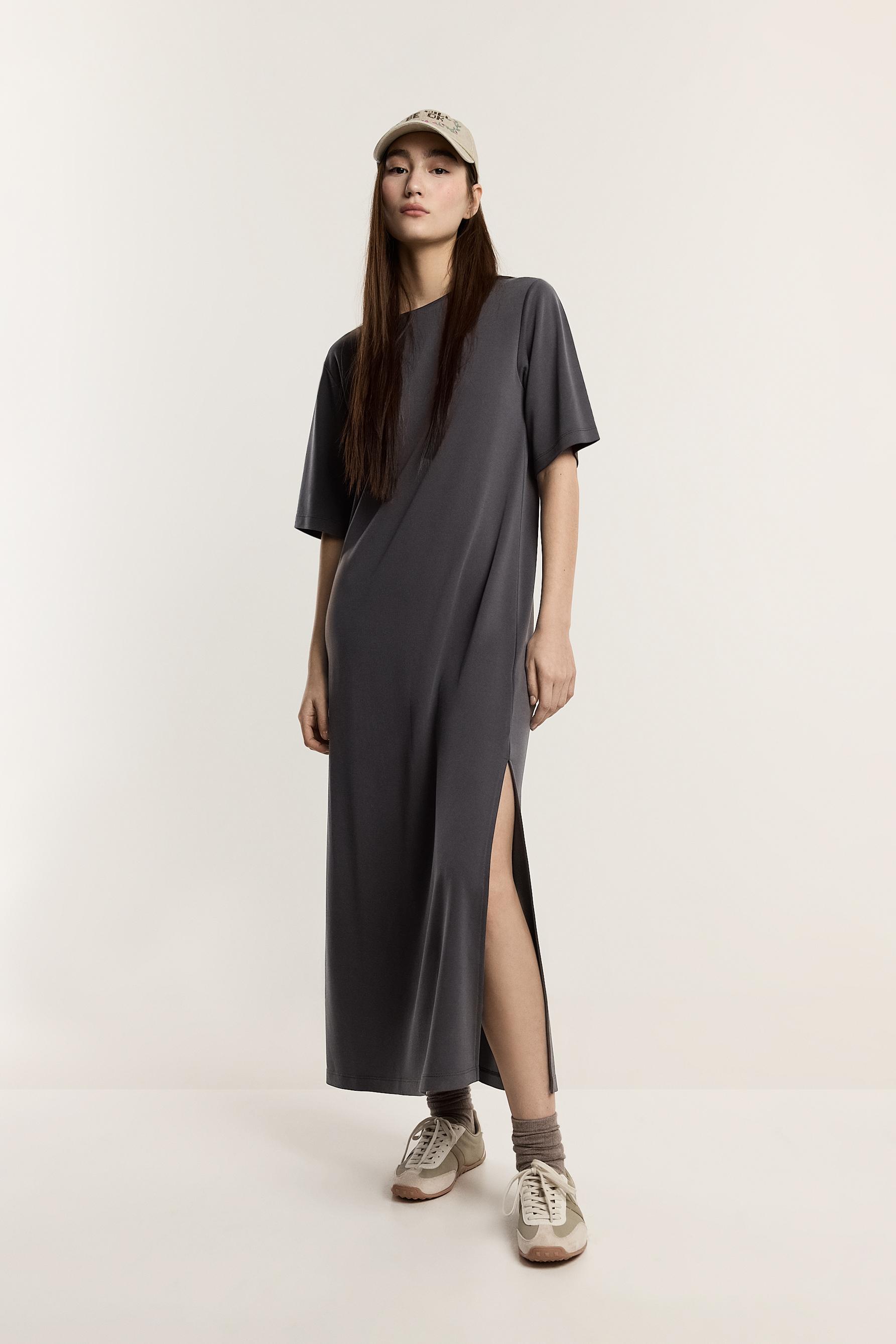 Vestido midi fluido