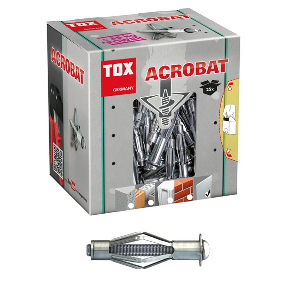 Metall-Hohlraumdübel »STPACK«, Stahl, verzinkt, 25 Stück, ØxL: 10 x 65 mm