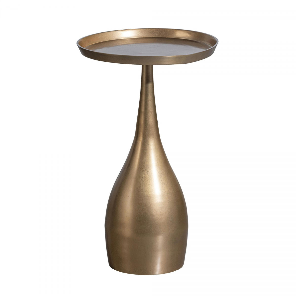 DEZIA - Table d'appoint art déco en métal doré