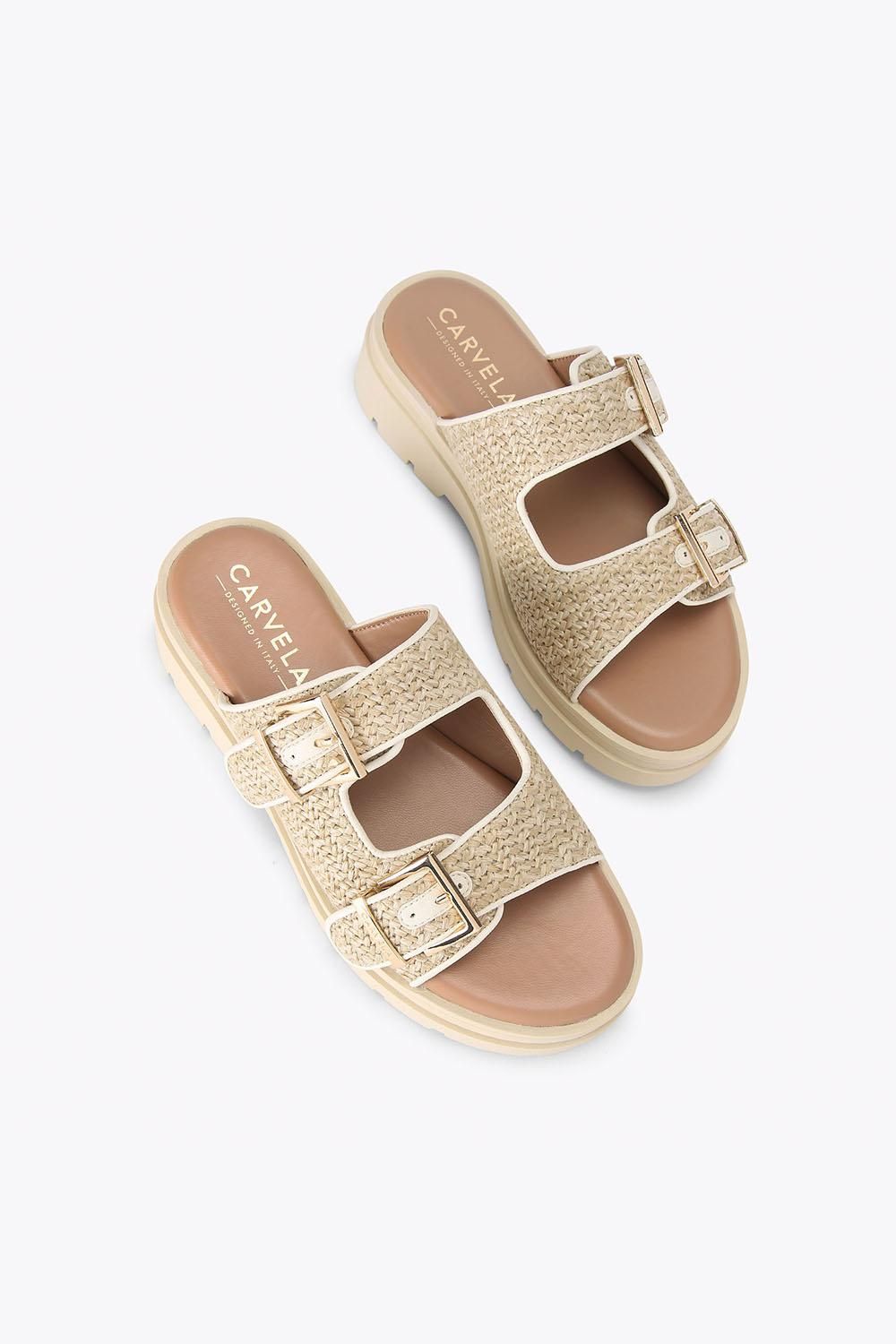 Carvela Bormio Buckle' Fabric Sandals