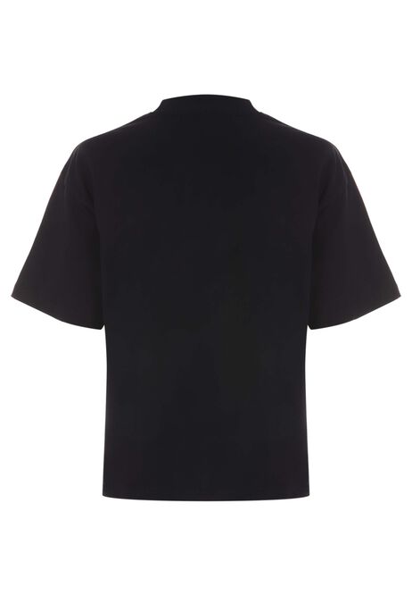 Older Boys Black Cotton Minecraft T-Shirt